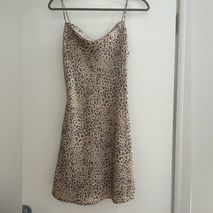 Abercrombie & Fitch  Cowl Neck Satin Slip Dress